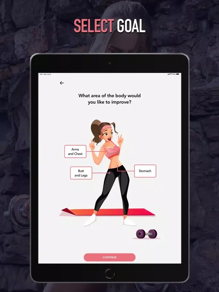 HomeFit: Lose Weight & Get Fit iPad  Screenshots