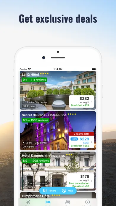 Tangkapan layar Cheap Flights and Hotels All