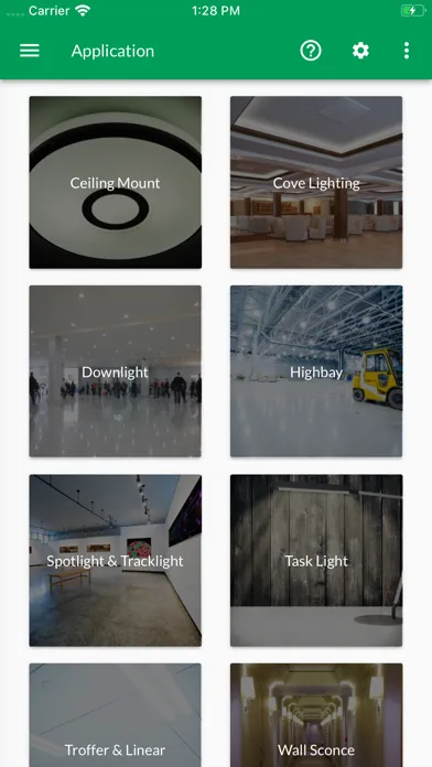 ภาพหน้าจอของ Lighting System Selector