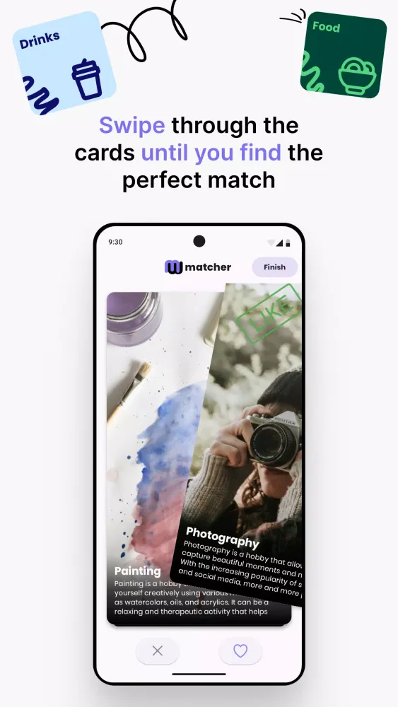 Screenshot di Matcher