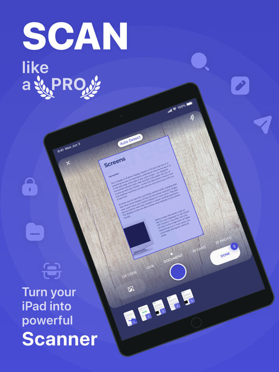 Скриншоты ScanMaster: Scan & Share Docs iPad 