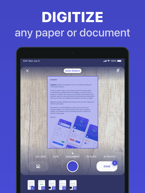 Скриншоты ScanMaster: Scan & Share Docs iPad 