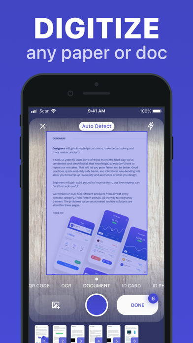 Скриншоты ScanMaster: Scan & Share Docs