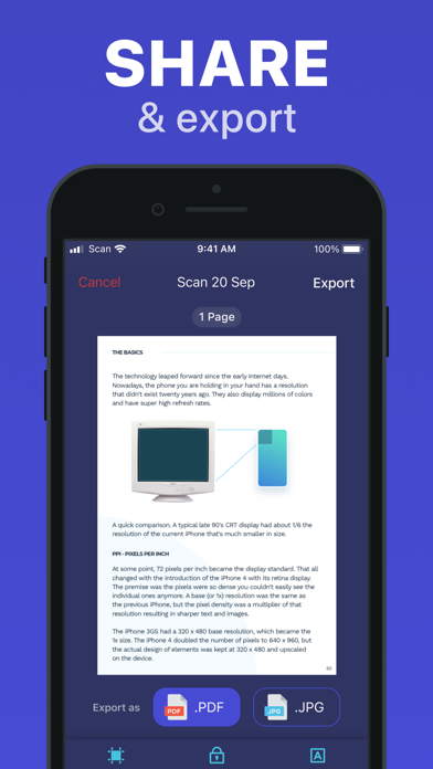 Скриншоты ScanMaster: Scan & Share Docs