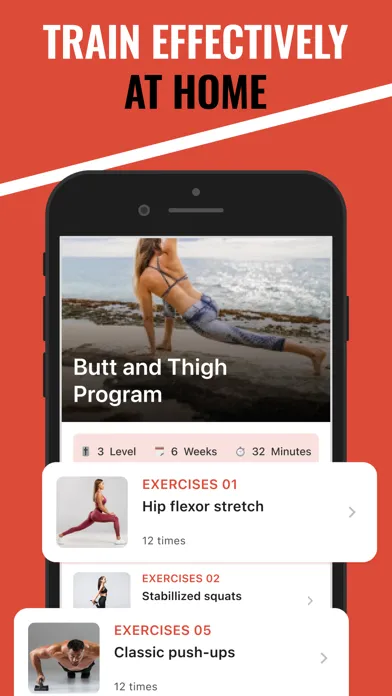 ภาพหน้าจอของ HomeFit Workouts: Lose Weight