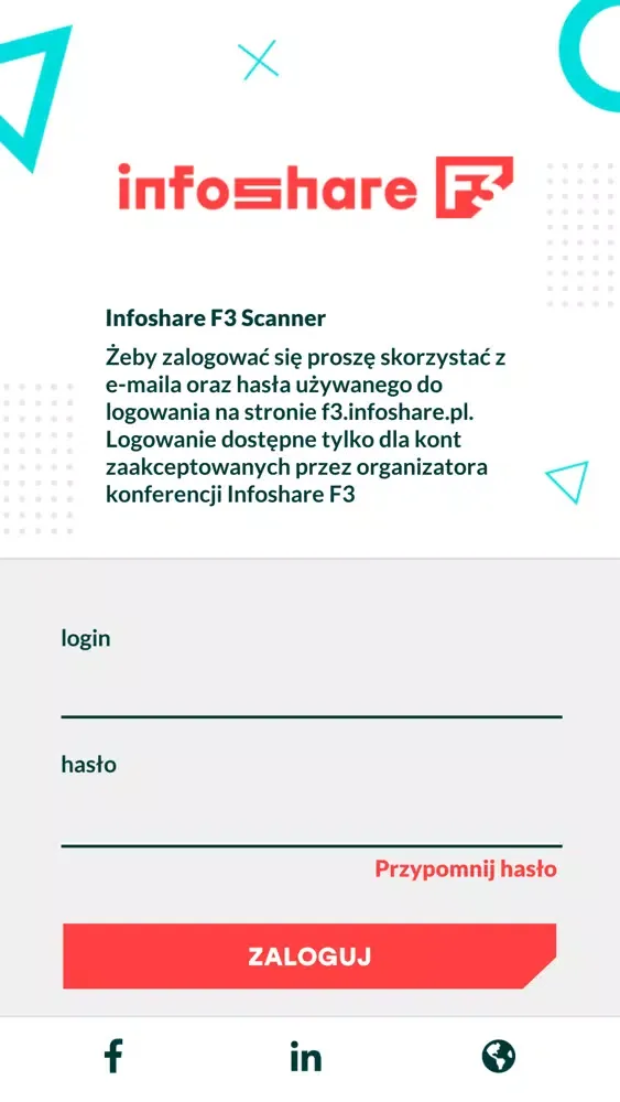 Infoshare F3 Skaner Screenshots