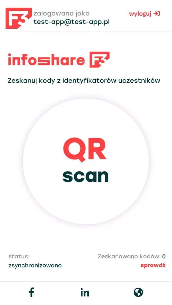 Infoshare F3 Skaner Screenshots