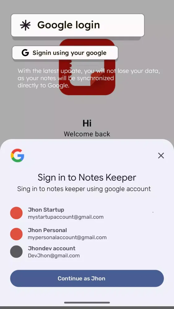 Notes Keeper應用截圖