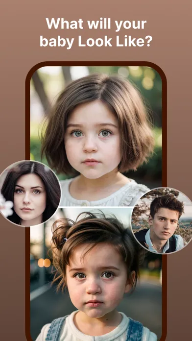 Capturas de pantalla de AI baby generator - FutureBaby