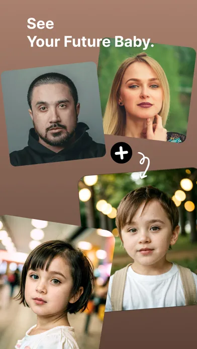 Capturas de pantalla de AI baby generator - FutureBaby