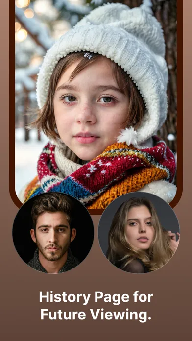 Capturas de pantalla de AI baby generator - FutureBaby