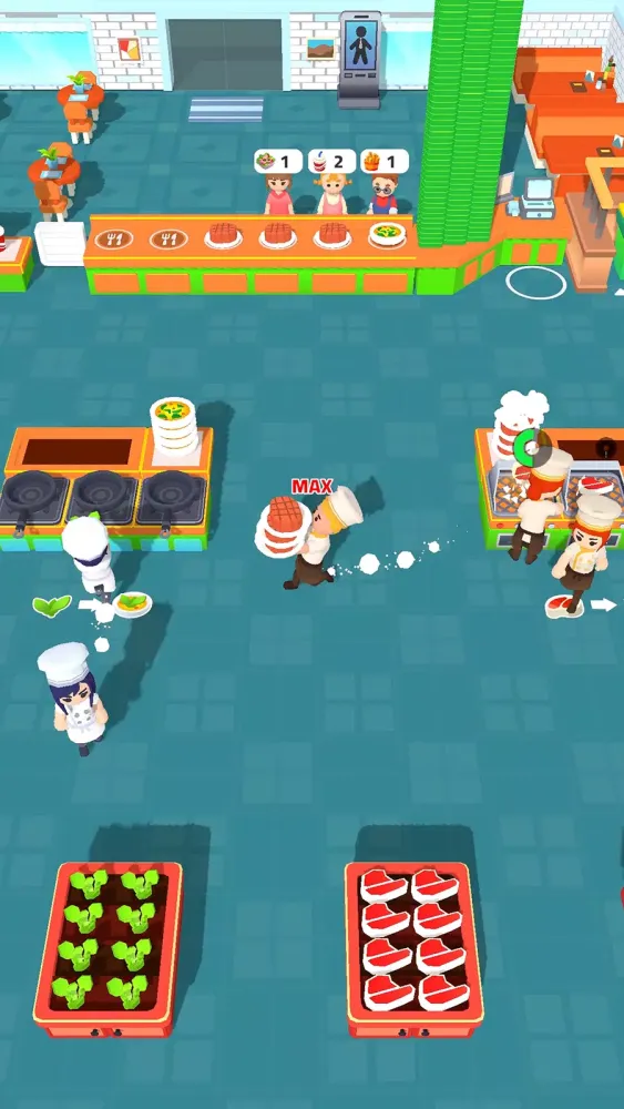 Capturas de tela do Chef Please