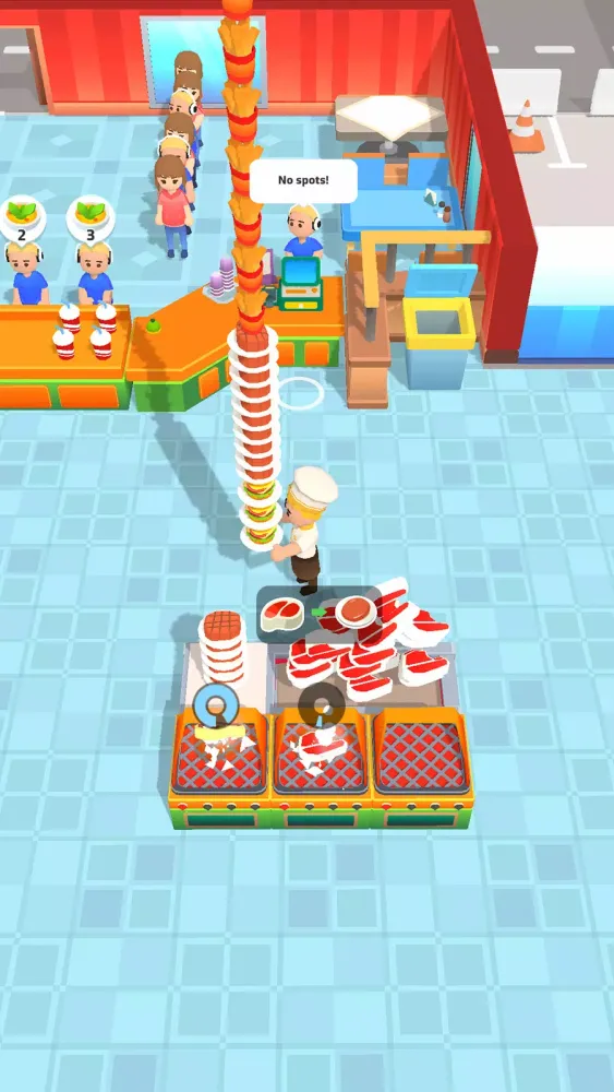 Capturas de tela do Chef Please