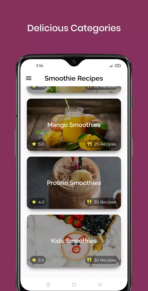 Healthy Smoothie Recipes Screenshots