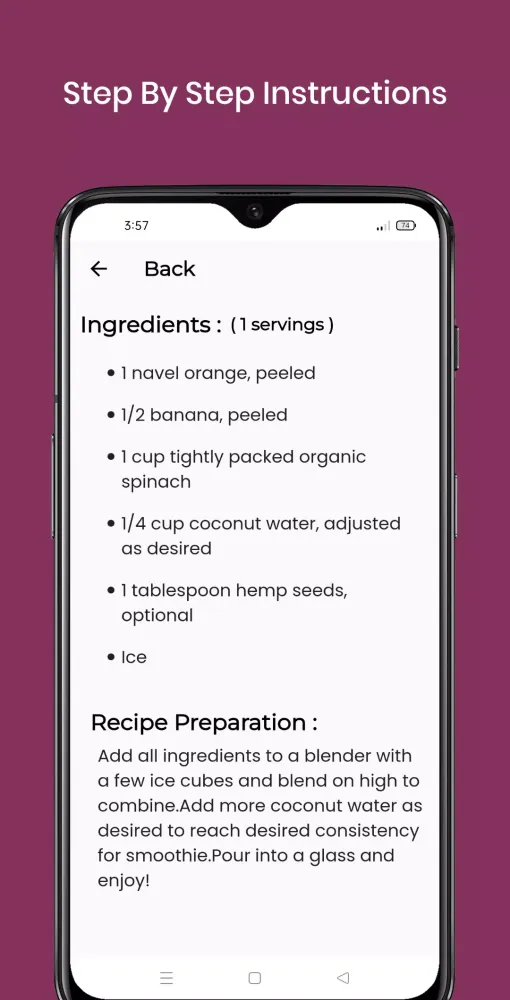 Healthy Smoothie Recipes Screenshots