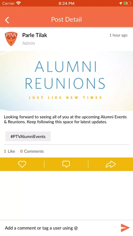 Zrzuty ekranu Parle Tilak Alumni