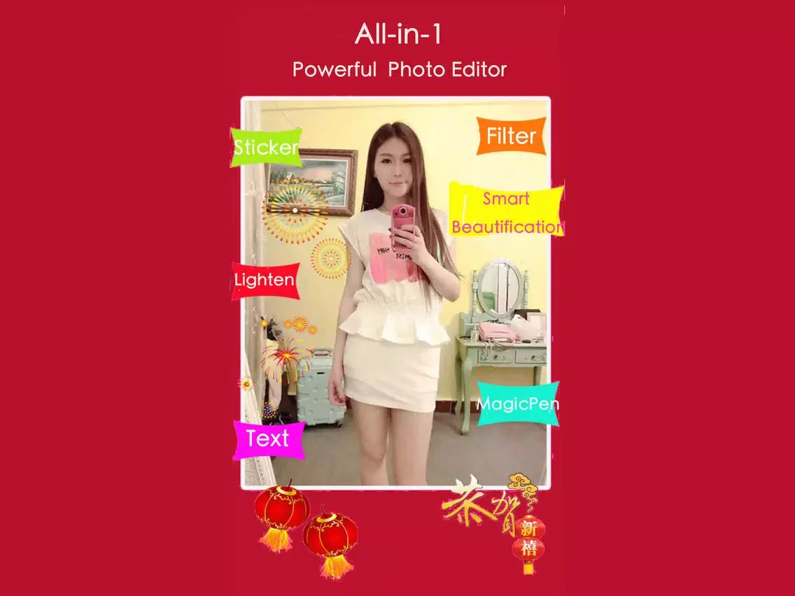Tangkapan skrin Nice Sticker Camera-Selfie Camera&Pic Editor iPad 