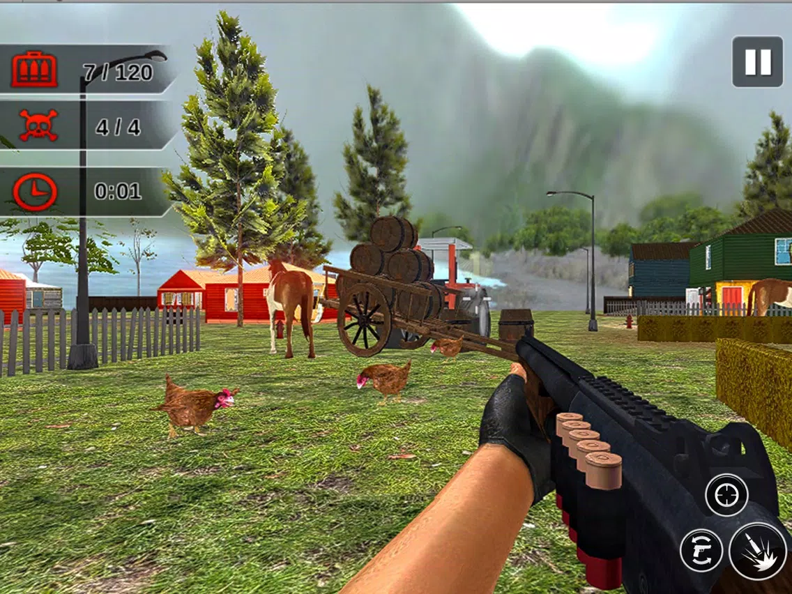 Tangkapan skrin Chicken Hunt Sniper shoot Pro iPad 