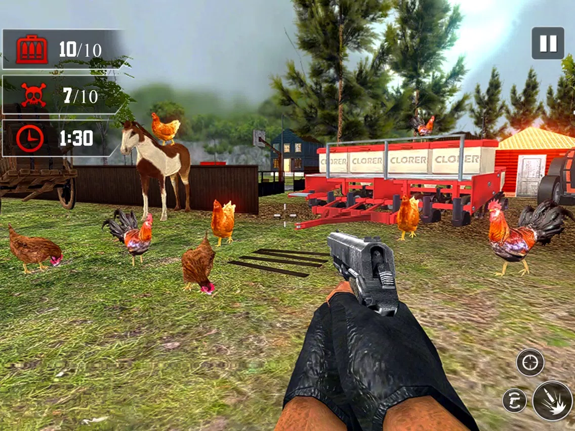 Tangkapan skrin Chicken Hunt Sniper shoot Pro iPad 