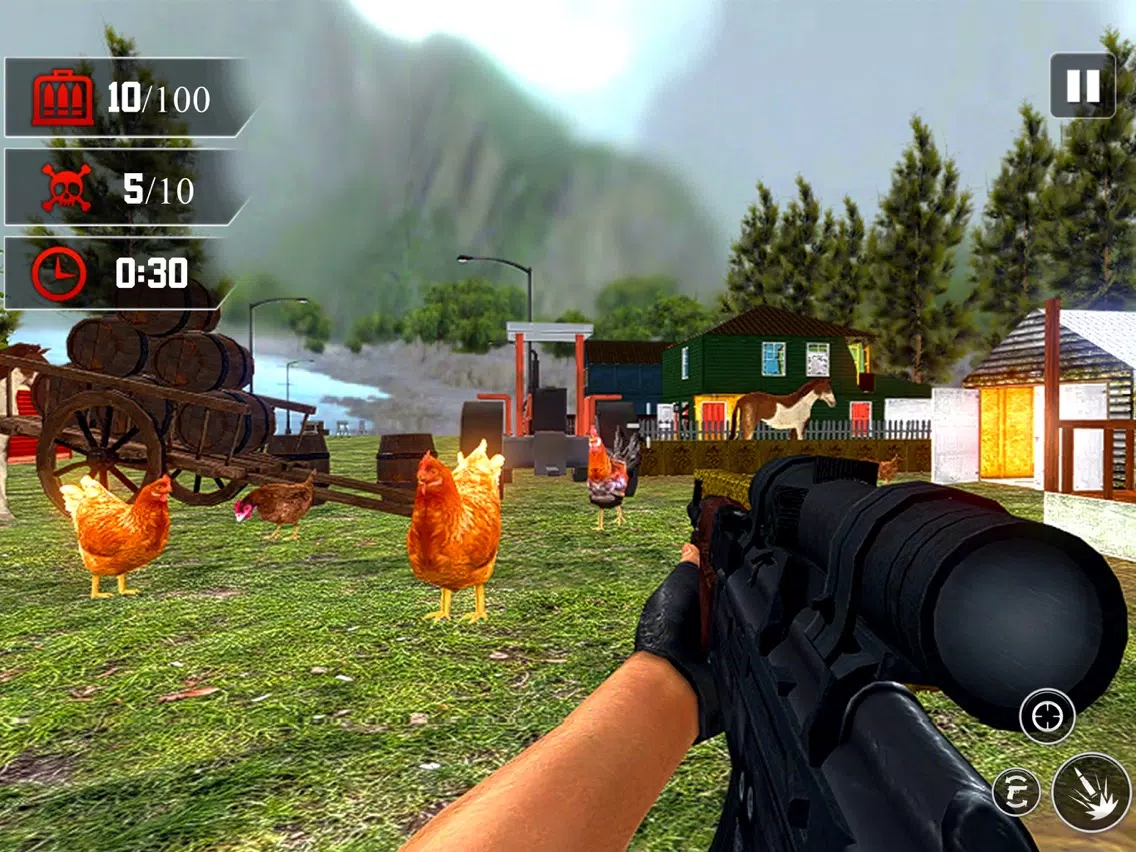 Tangkapan skrin Chicken Hunt Sniper shoot Pro iPad 