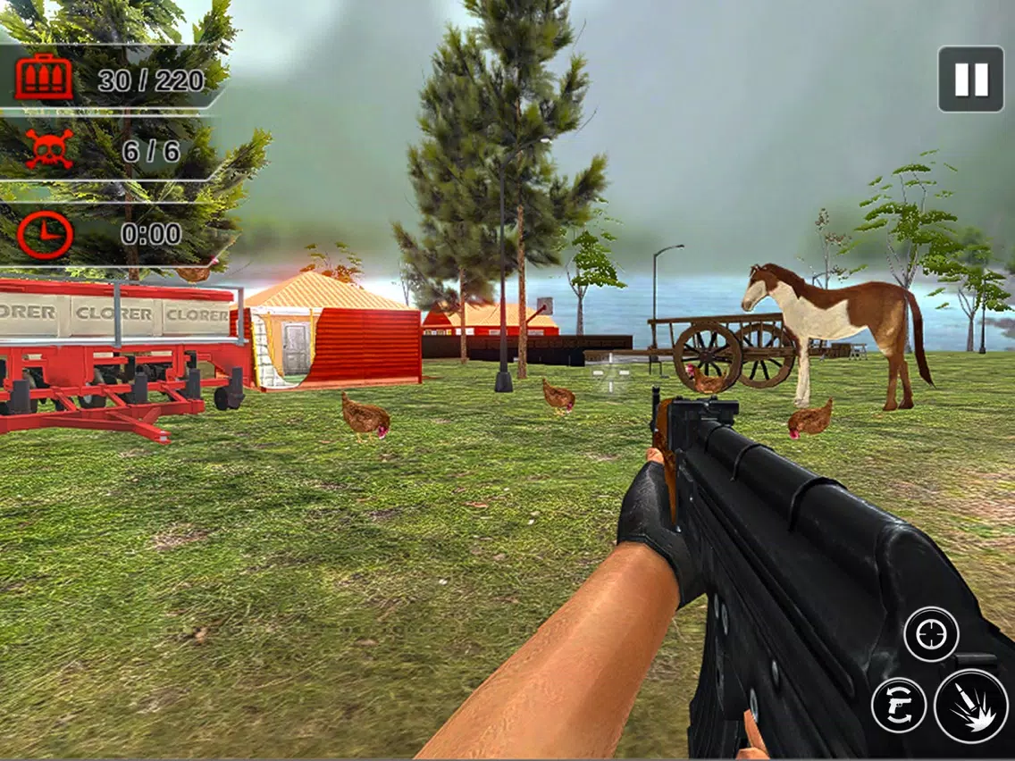 Tangkapan skrin Chicken Hunt Sniper shoot Pro iPad 