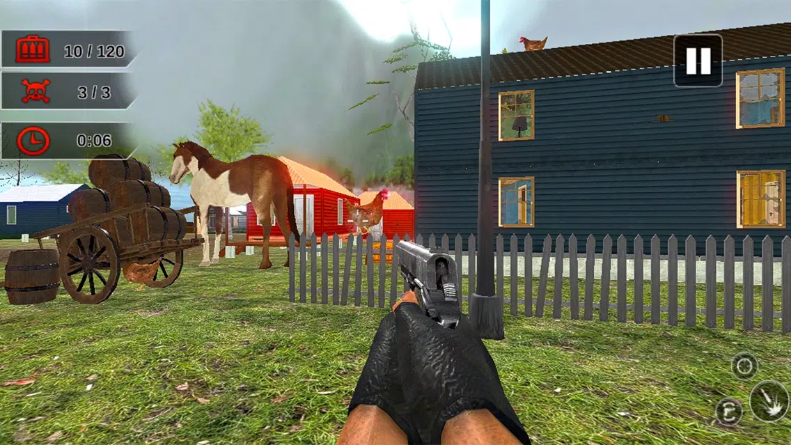 Tangkapan skrin Chicken Hunt Sniper shoot Pro