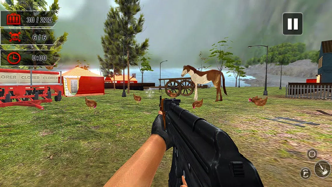 Tangkapan skrin Chicken Hunt Sniper shoot Pro