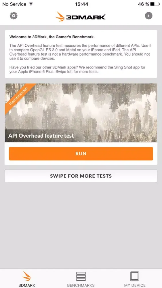 3DMark API Overhead Feature Test سکرین شاٹس