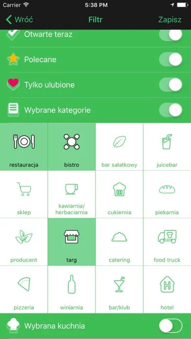 GREENLOVE - wegetariańskie restauracje, eko sklepy Screenshots