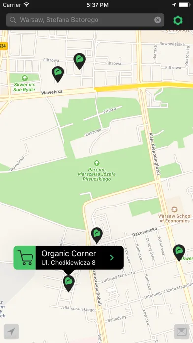 GREENLOVE - wegetariańskie restauracje, eko sklepy Screenshots