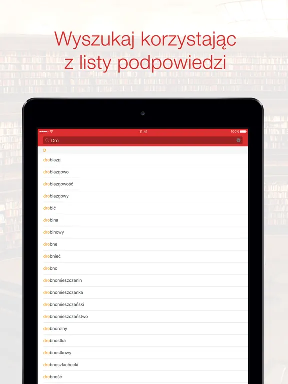 Capturas de tela do Synonimy iPad 