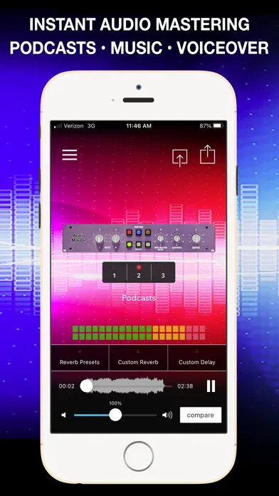 Capturas de pantalla de AudioMaster: Audio Mastering