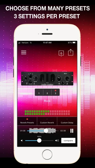 Capturas de pantalla de AudioMaster: Audio Mastering