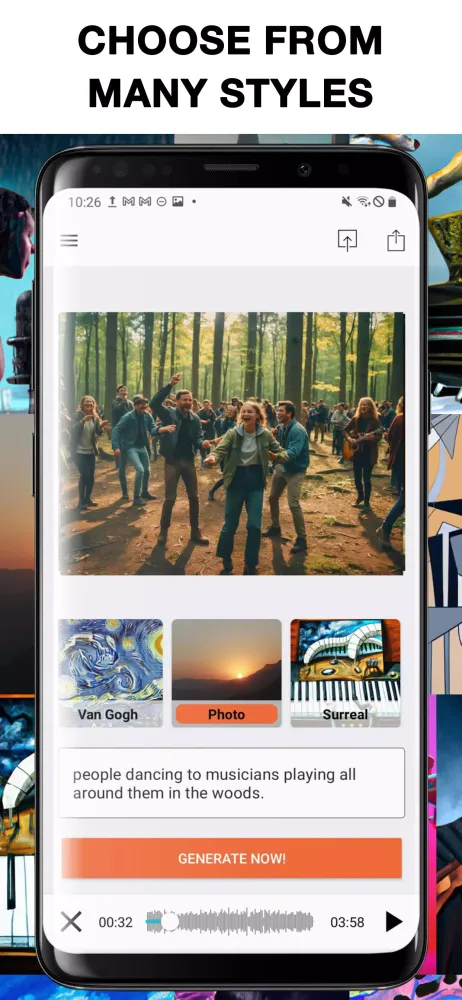 AI Music Video Generator MAIVE Ekran Görüntüleri