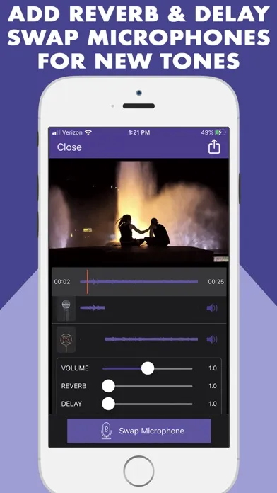 Capturas de pantalla de MicSwap Video Pro Audio Editor