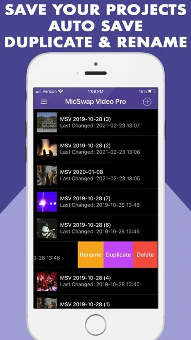 Capturas de pantalla de MicSwap Video Pro Audio Editor