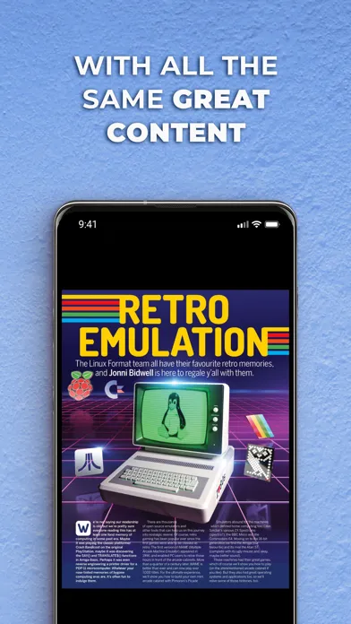 Tangkapan skrin Linux Format