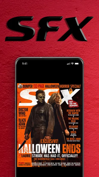 Capturas de tela do SFX magazine
