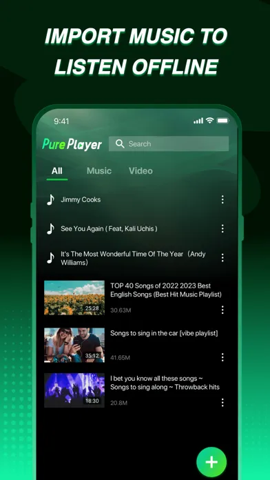 Скриншоты Music Player &MP3- Pure Player