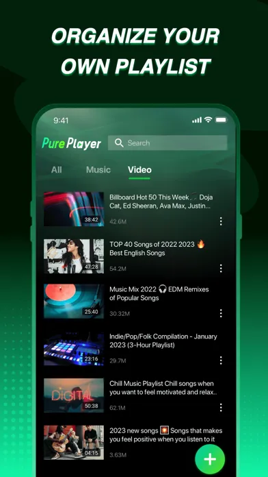 Скриншоты Music Player &MP3- Pure Player