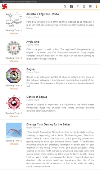 Zrzuty ekranu FengShui Tips : Home & Office