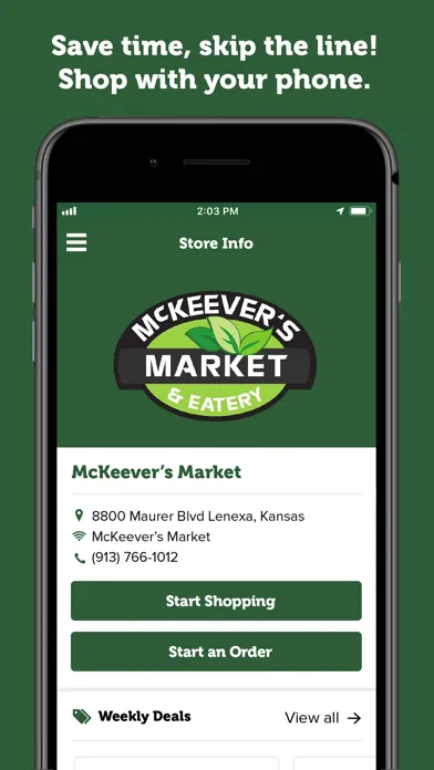 McKeever's Mobile Checkout 스크린샷