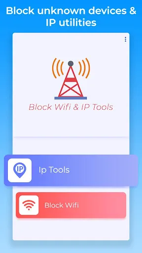Capturas de tela do Block WiFi & IP Tools