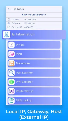 Capturas de tela do Block WiFi & IP Tools