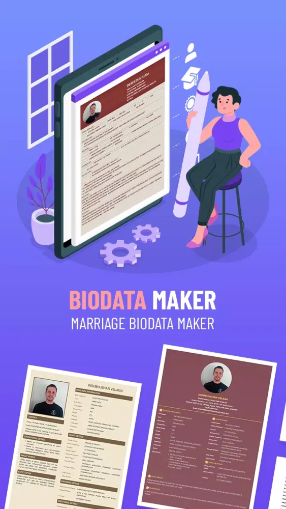 Wed: Marriage Biodata Maker Screenshots