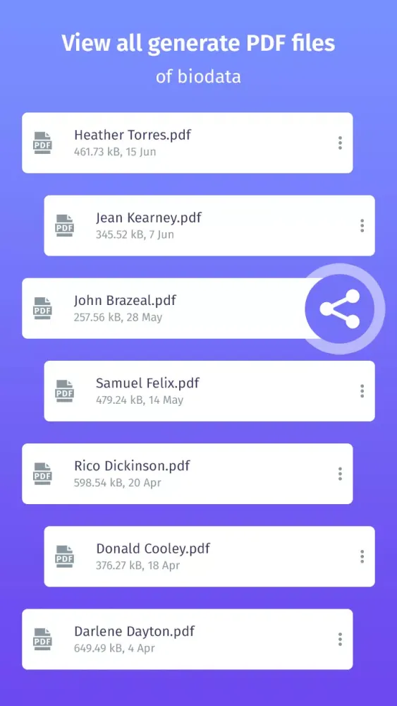 Wed: Marriage Biodata Maker Screenshots