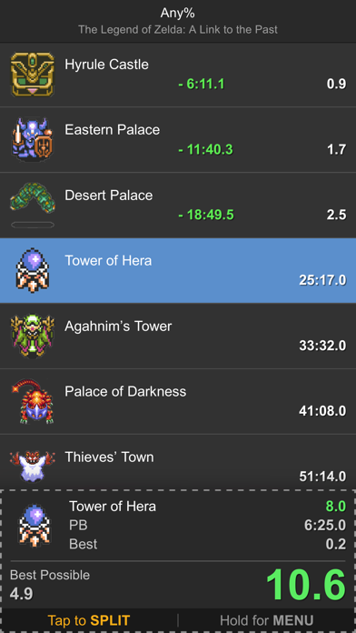 FramePerfect Speedrun Timer স্ক্রিনশট