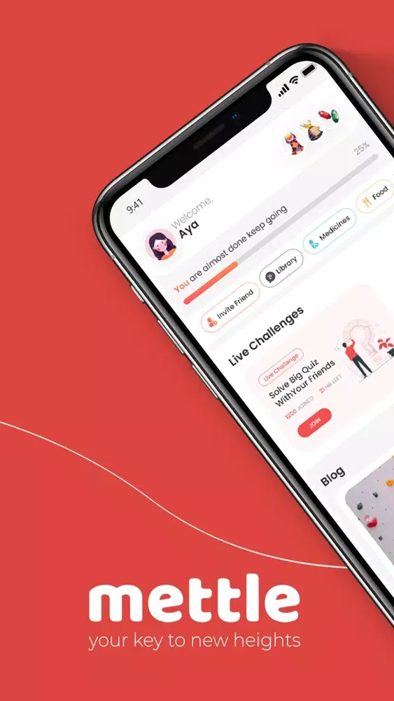 Capturas de tela do Mettle -Life Balance Wellbeing