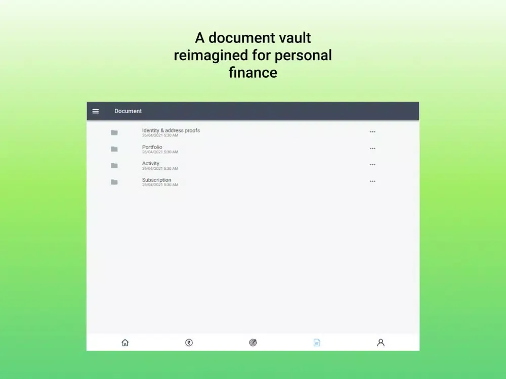 Ảnh chụp màn hình của Money Tree - Wealth Management iPad 