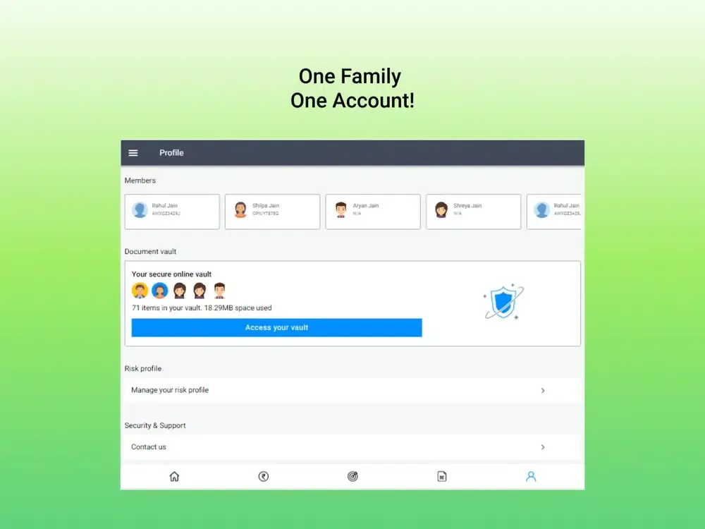 Ảnh chụp màn hình của Money Tree - Wealth Management iPad 